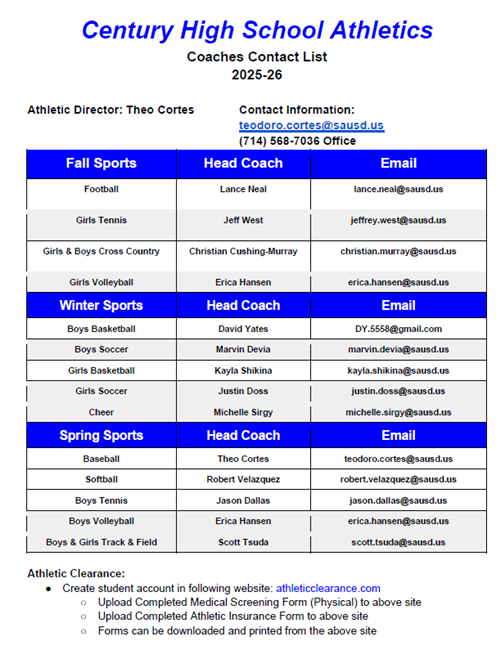 Summer School Info 